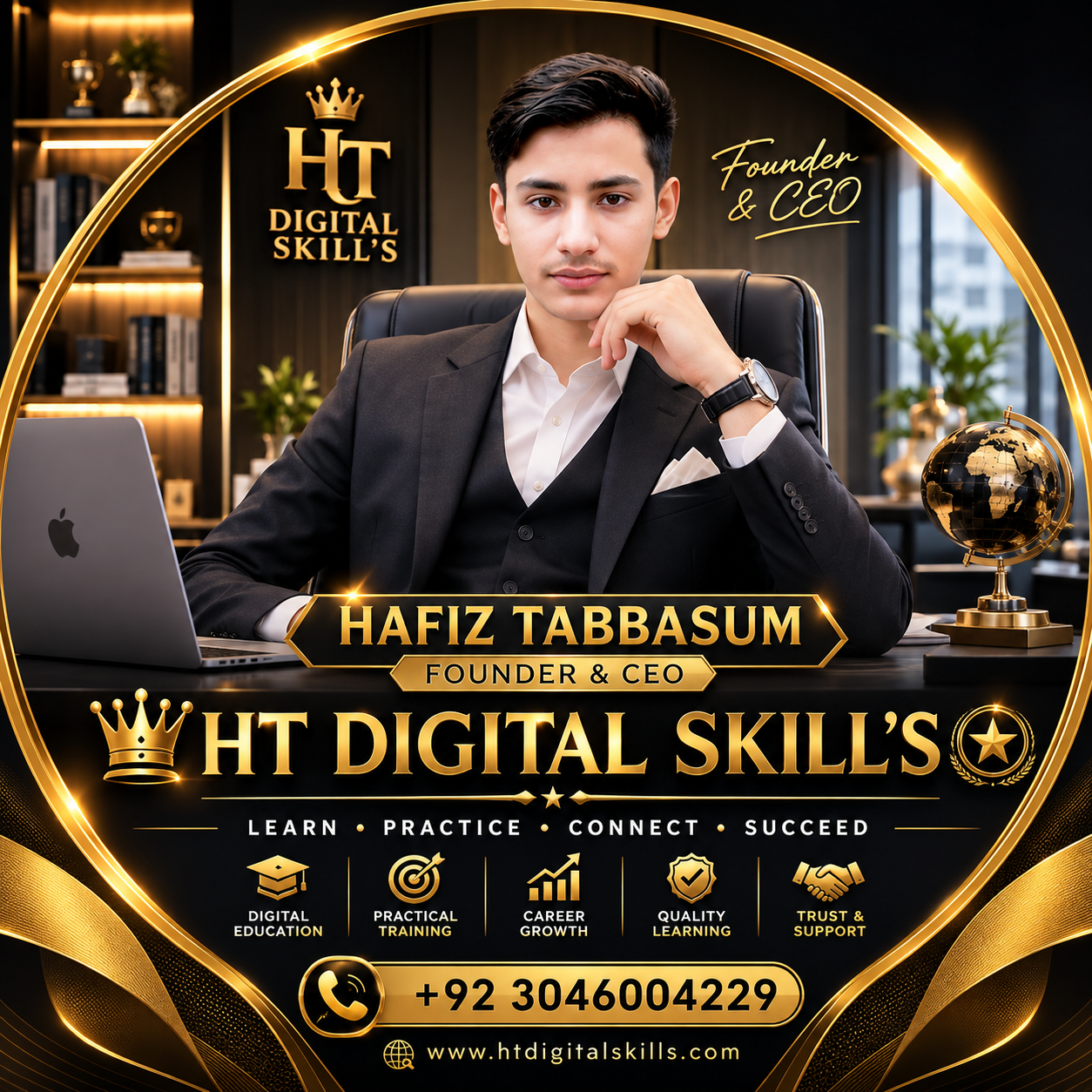 Hafiz Tabbasum — Founder & CEO, HT Digital Skills